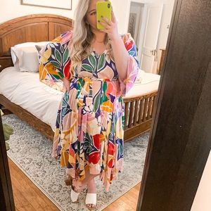 Eloquii elements, flowy, floral dress